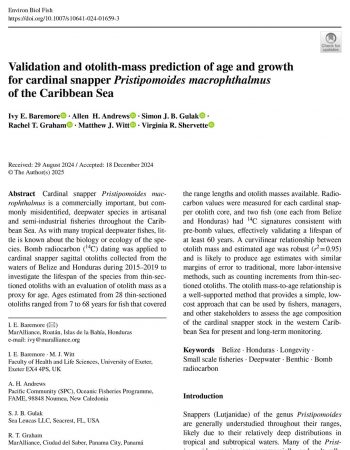 Baremore-et-al-2025-Validation-and-otolith-mass-prediction-of-age-and-growth-a